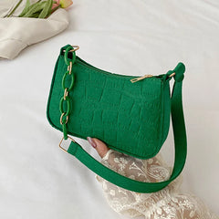 Women's Shoulder Bag Messenger Handbags Purse PU Leather Small Underarm Bag
