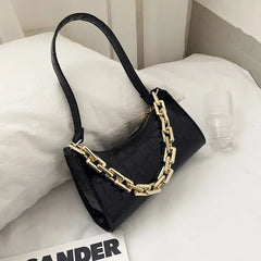 Plaid PU Leather Women's Underarm Shoulder Bag