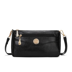 Women's Small Messenger Bag PU Leather Shoulder Crossbody Clutch