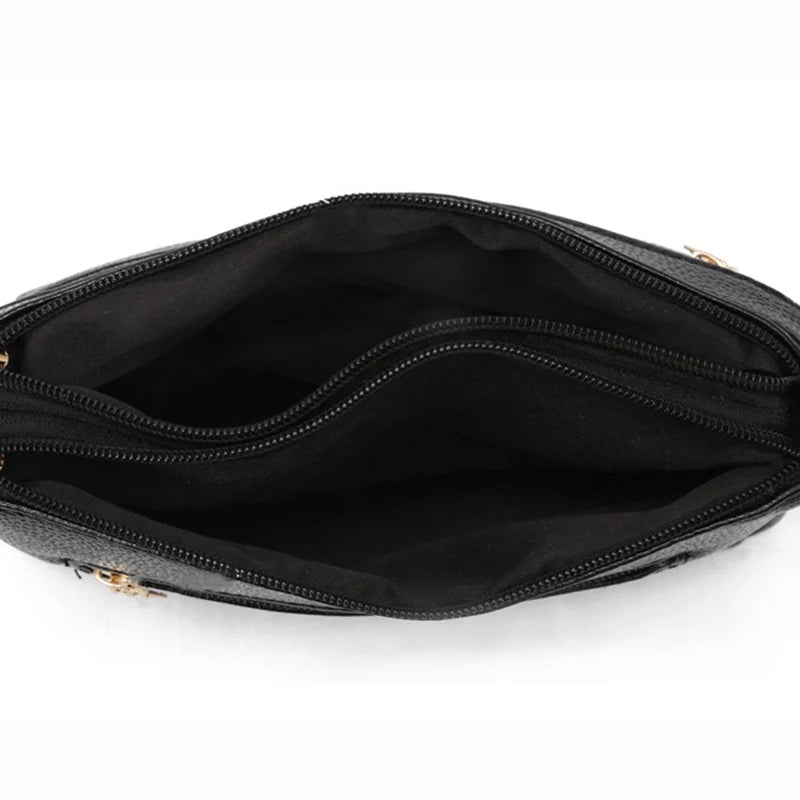 Women's Small Messenger Bags PU Leather Shoulder Crossbody Clutch