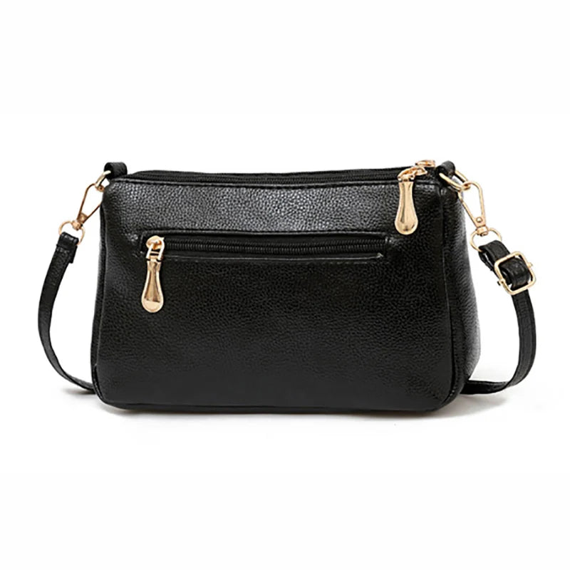 Women's Small Messenger Bags PU Leather Shoulder Crossbody Clutch