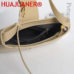 Women's Underarm Bags Zipper Handbag Casual Shoulder Bag