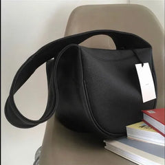 Simplicity Crossbody Bag in PU Leather for Women - Saddle Shoulder Messenger Bag