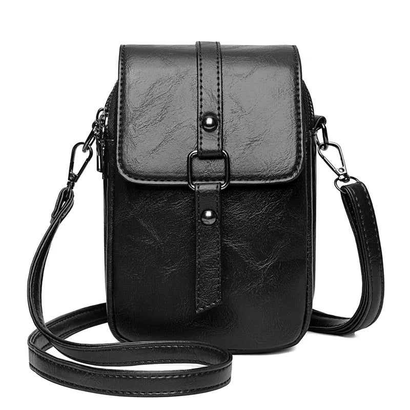 Simple Cellphone Crossbody Bag Women Shoulder Messenger Square Travel Handbag