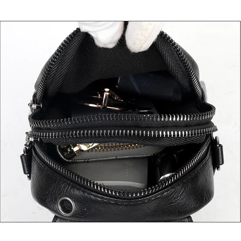 Simple Cellphone Crossbody Bag Women Shoulder Messenger Square Travel Handbag
