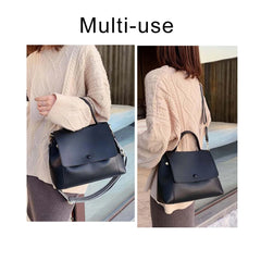 Vintage PU Leather Handbag Crossbody Shoulder Bag Chain Shopper