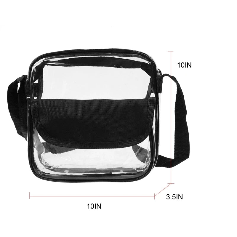 Transparent PVC Sling Bag Beach Purse Crossbody Cell Phone Pouch