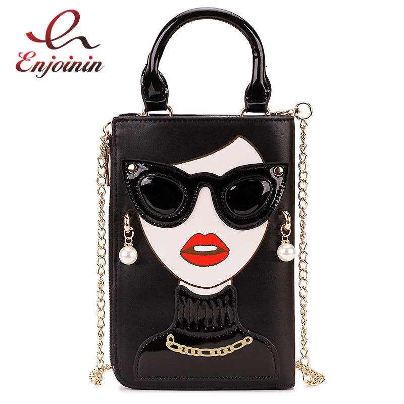 Small Crossbody Bag for Women Shoulder Chain Bag Pureses and Handbags Character