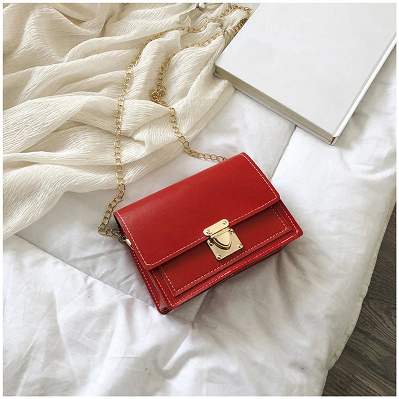 Small Crossbody Bag Women Mini PU Leather Shoulder Bag Messenger Bag