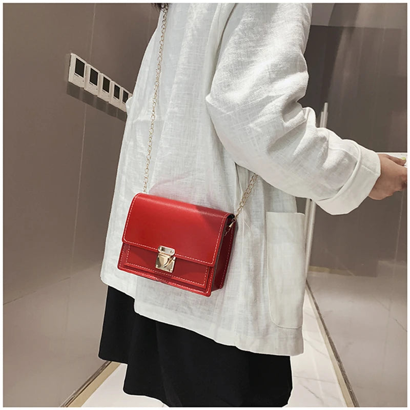 Small Crossbody Bag Women Mini PU Leather Shoulder Bag Messenger Bag