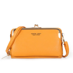Matte Leather Small Crossbody Bags for Women
