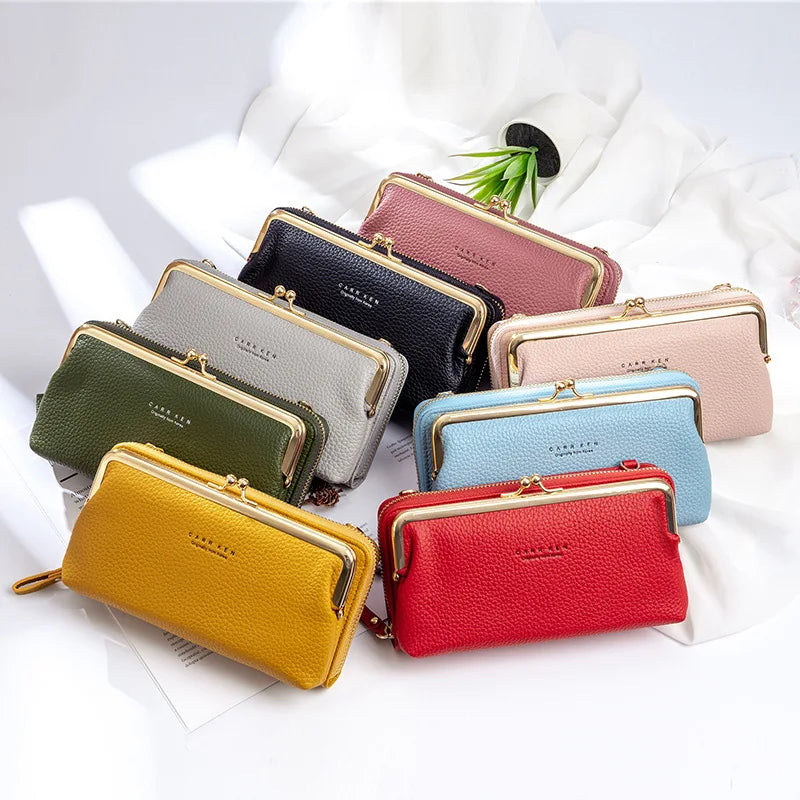 Women's Matte Leather Crossbody Bag