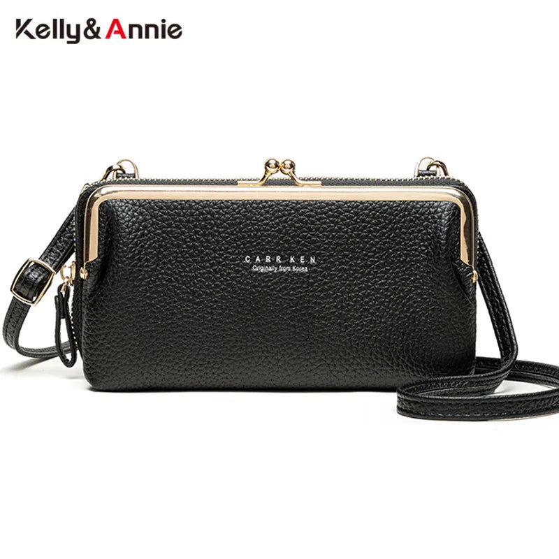Women's Matte Leather Crossbody Bag