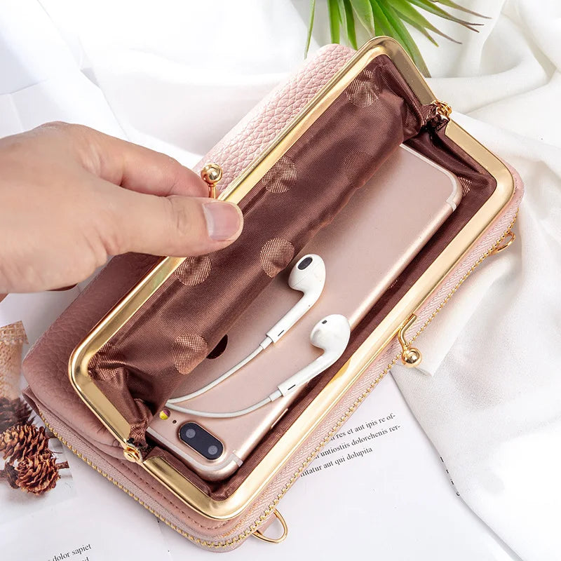 Women's Matte Leather Crossbody Bag