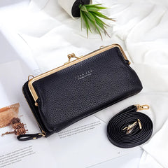 Women's Matte Leather Crossbody Bag