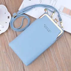 Small Crossbody Bags Women Mini PU Leather Shoulder Messenger Bag Pink