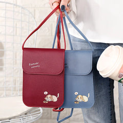 Mini PU Leather Crossbody Bag for Women, Shoulder Messenger Bag