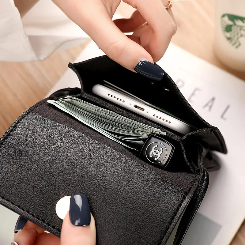 Mini PU Leather Crossbody Bag for Women, Shoulder Messenger Bag