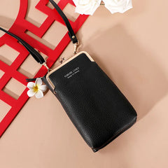 Women's Small Crossbody Bag Mini PU Leather Shoulder Messenger Yellow