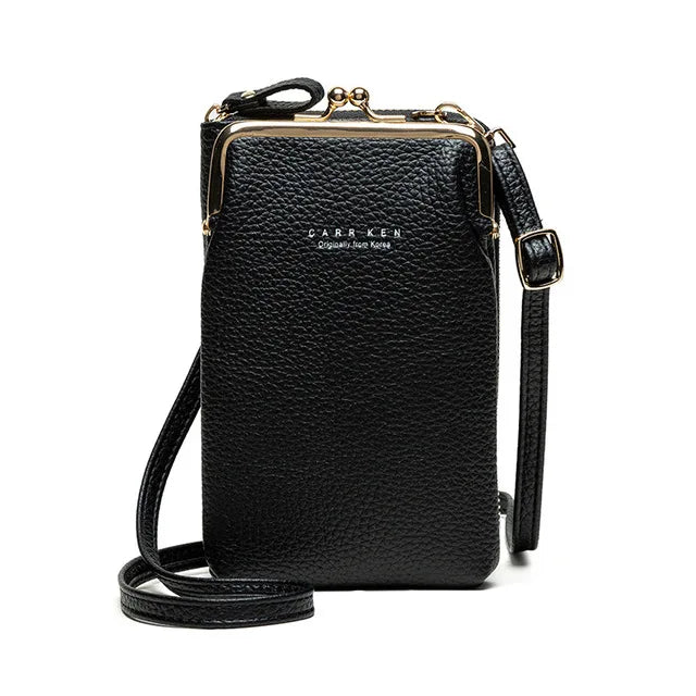 Mini PU Leather Crossbody Bag Women Girls Shoulder Messenger Bag