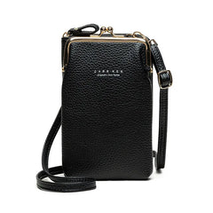 Mini PU Leather Crossbody Bag Women Girls Shoulder Messenger Bag