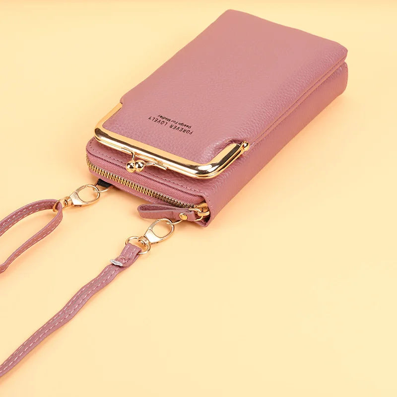 Women Mini PU Leather Crossbody Bag Yellow