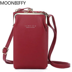 Yellow Mini Crossbody Bag Women PU Leather Shoulder Messenger