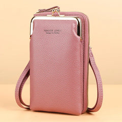 Women Mini PU Leather Crossbody Bag Yellow