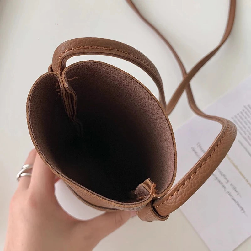 Small Crossbody Bags Women Mini PU Soft Leather Shoulder Messenger Bag