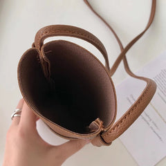 Small Crossbody Bags Women Mini PU Soft Leather Shoulder Messenger Bag