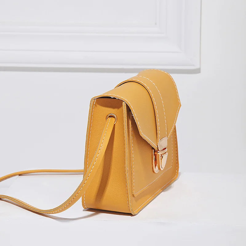 Mini Crossbody Bag for Women Yellow Shoulder Messenger Bag