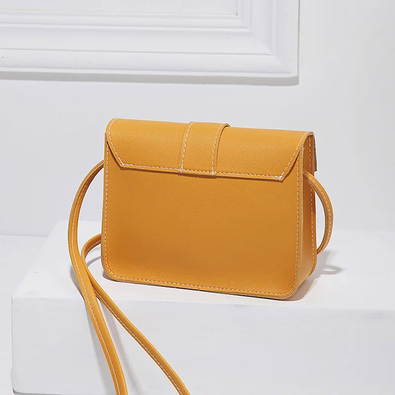 Mini Crossbody Bag for Women Yellow Shoulder Messenger Bag