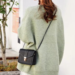 Small Crossbody Bag for Women PU Leather Messenger Bag Yellow Bolsas
