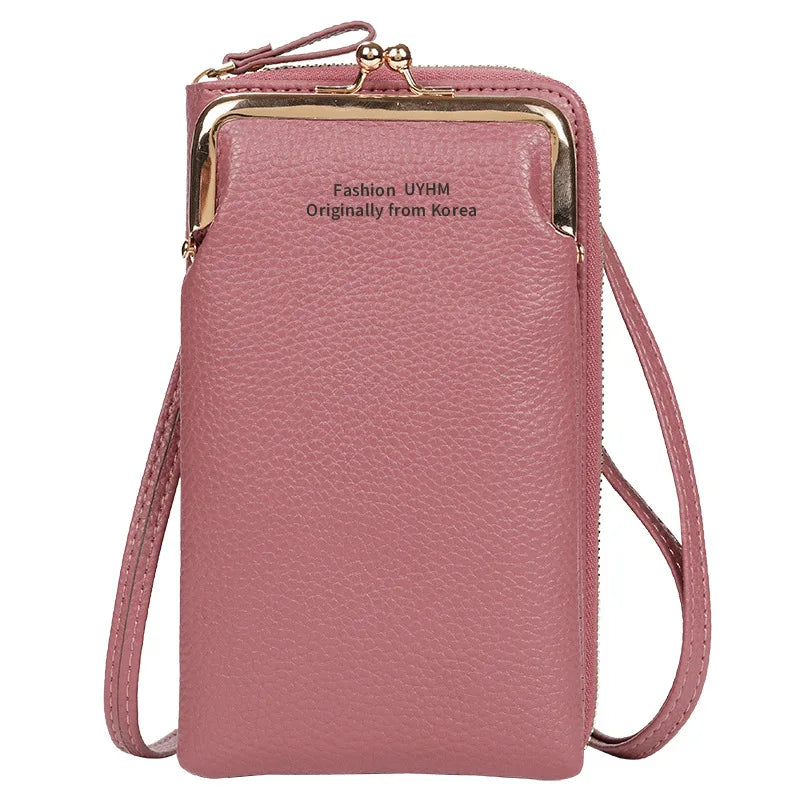 Small Crossbody Bag Matte PU Leather Shoulder Messenger Clutch Bolsas