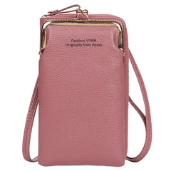 Small Crossbody Bag Matte PU Leather Shoulder Messenger Clutch Bolsas