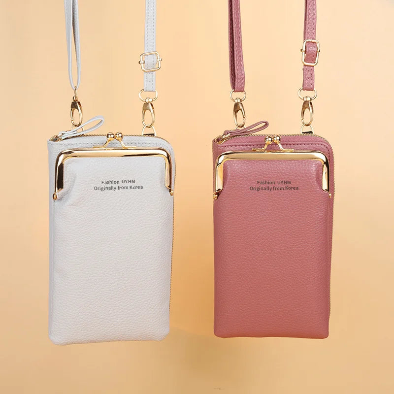 Small Crossbody Bag Matte PU Leather Shoulder Messenger Clutch Bolsas