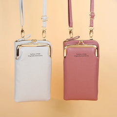 Small Crossbody Bag Matte PU Leather Shoulder Messenger Clutch Bolsas