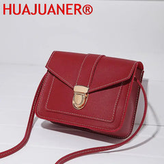 Women's Mini Yellow Crossbody Bag PU Leather Shoulder Messenger