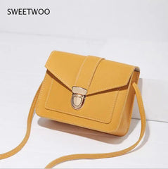 Yellow Small Crossbody Bag for Women Mini Shoulder Messenger Bag
