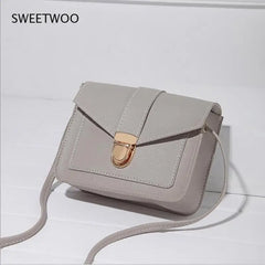 Yellow Mini Crossbody Bag for Women Pu Leather Shoulder Messenger Bag