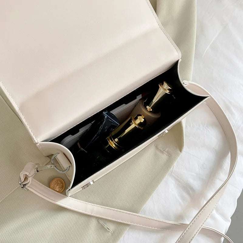 Women's Crossbody Bag Pu Leather Chains Mini Purse Handbag