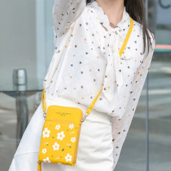 Floral Pattern Crossbody Shoulder Bag for Women