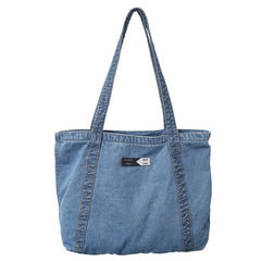 Denim Handbag Women Bag Ladies Big Purses Tote Shoulder Crossbody Messenger Bag