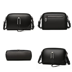 Small Female Messenger Bag Casual Cowhide Crossbody Bag Women Leather Shoulder B