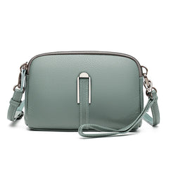Small Female Messenger Bag Casual Cowhide Crossbody Bag Women Leather Shoulder B
