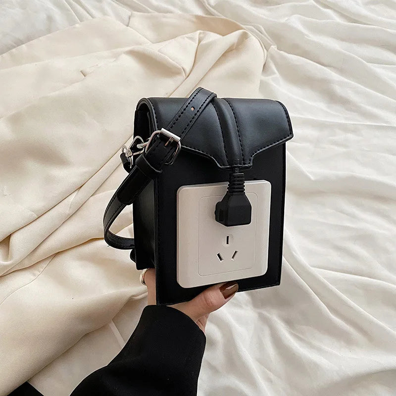 Small Flap Crossbody Bag PU Leather Shoulder Handbag