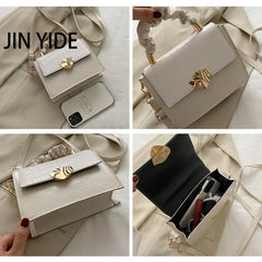 Stone Pattern Crossbody Bag PU Leather Shoulder Bag for Women