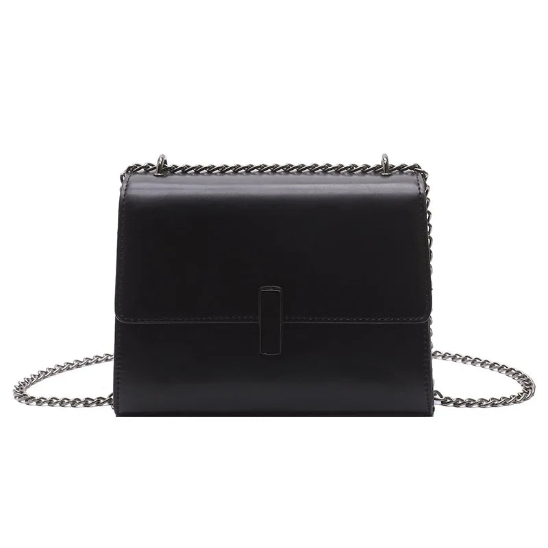 Small PU Leather Flap Shoulder Bags Chain Crossbody Hit Female Purses Handbags