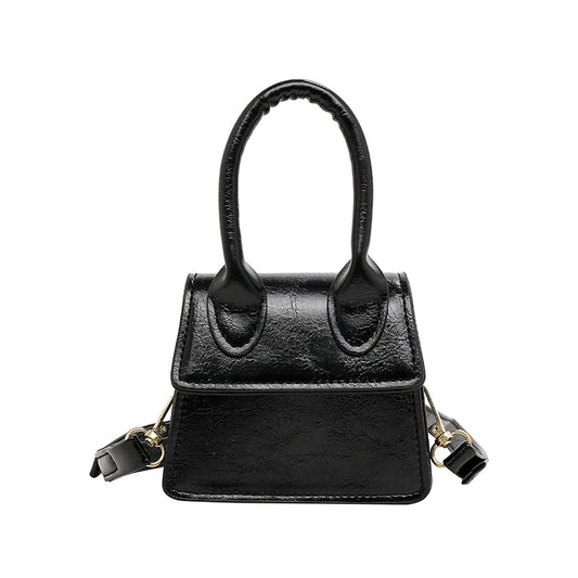 Small Square Bag Mini Shoulder Bag Leather Wallet Crossbody Female Handbag