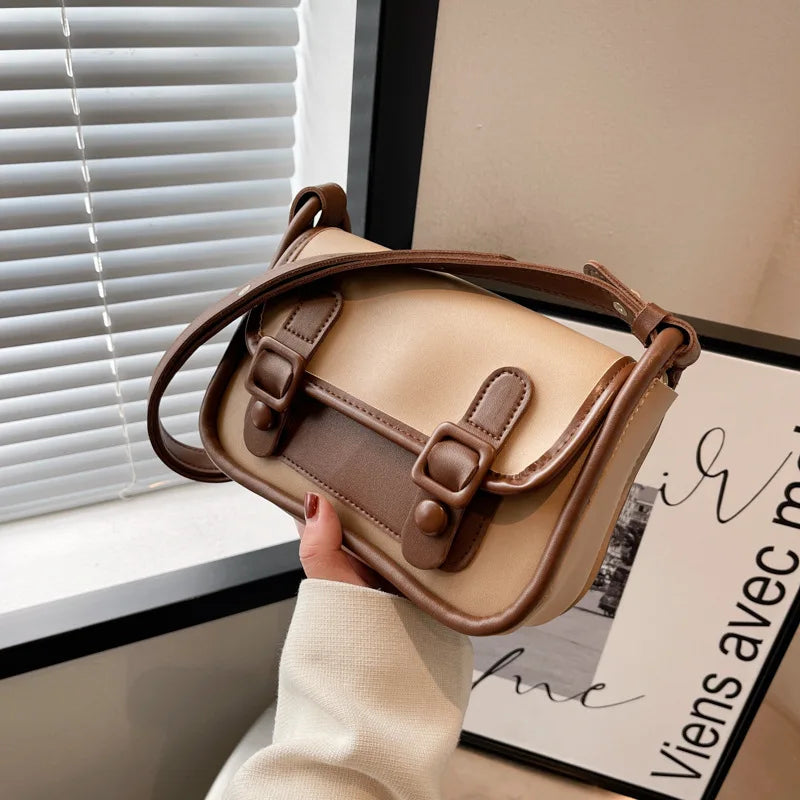Small Flap Bags Women PU Leather Mini Handbags Purses Lady Shoulder Messenger Ba